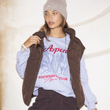 Foxwood | Ski Club Oversized Crew - Grey Marle