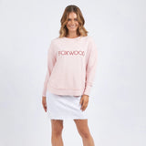 Foxwood | Simplified Metallic Crew - Pale Pink