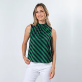 Stella + Gemma | Jenna Top - Navy & Green