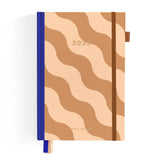 Fox & Fallow | 2025 A5 Academic Vertical Planner - Mocha Swirl