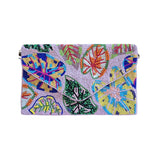 Beaded Clutch - Beige/Multi Leaves