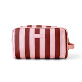Fox & Fallow | Wash Bag - Burgundy Stripe