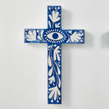 Jones & Co | Tulum Cross Large - Blue Eye