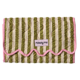 Mosey Me | Change Mat - Pistachio Seersucker