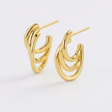 Zafino | London Hoop - Gold