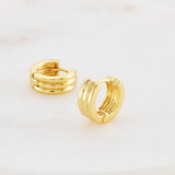 Zafino | Grace Huggie Earring - Gold