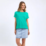 Foxwood | Throw On S/S Tee - Bright Green