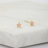 Zafino | Cara Stud Earring - Pink