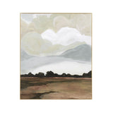 Tranquil Field Framed Canvas - 100x120 cm