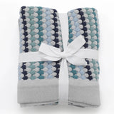 Nana Huchy | Confetti Stripe Baby Blanket - Blue