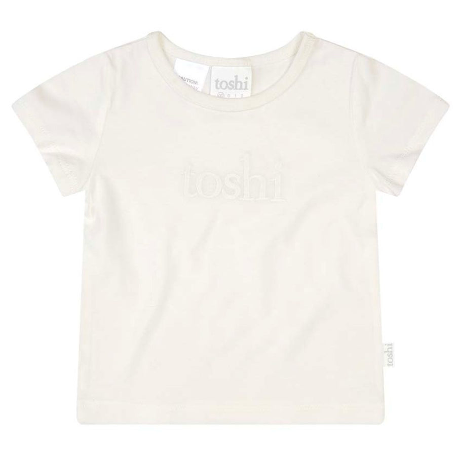 Toshi | Dreamtime Organic Tee Short Sleeve Logo - Cream