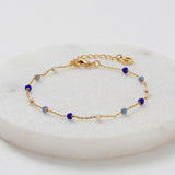Zafino | Charlotte Bracelet - Gold/Blue