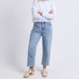 Foxwood | Ambrose Barrel Jean - Light Blue Wash