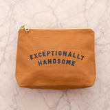 Exceptionally Handsome Wash Bag - Tan
