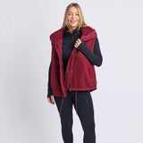 Elm | Freedom Quilted Vest - Zinfandel