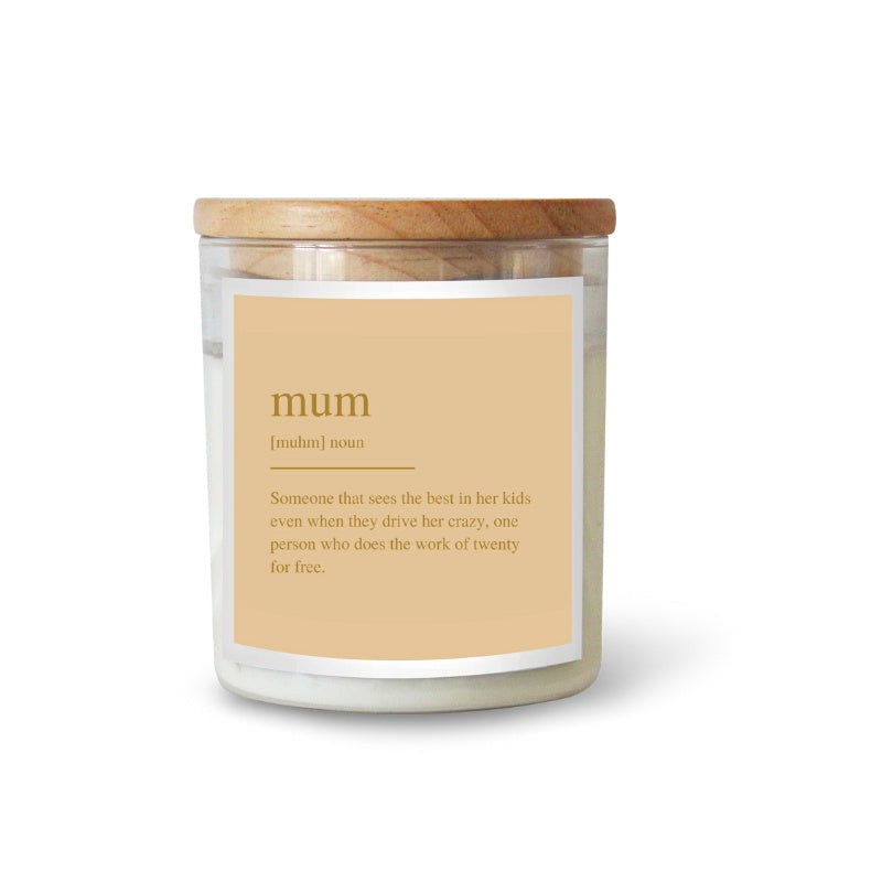 FOIL Dictionary Candle - Mum