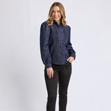 Foxwood | Poppy Shirt - Indigo