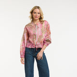 Urban Luxury | Paisley Bomber - Pink