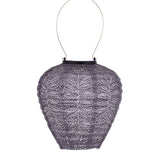Balloon 20cm Solar Lantern - Mauve Purple