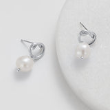 Zafino | Alice Earring - Silver/Pearl