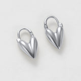 Zafino | Jess Heart Hoop - Silver