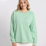 Stella + Gemma | Classic Sweat - Snifter Green Embroidered Logo