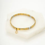 Zafino | Tile Bracelet - Silver/Gold