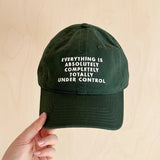 Cotton Baseball Cap - Everything Is Under Control