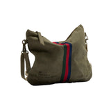 Pony Rider | Escapee Clutch with Strap - Khaki Upcycled