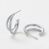 Zafino | Celeste Hoop - Silver