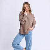 Foxwood | Simplified Crew - Chocolate Brown