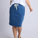 Elm | Rickety Skirt - Blue Denim Look