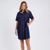 Foxwood | Sorcha Denim Dress - Indigo Denim