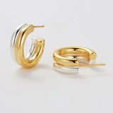 Zafino | Luna Hoop - Gold/Silver