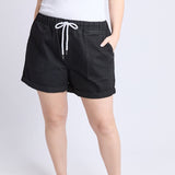Elm | Emma Relaxed Short - Black