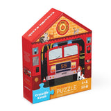 Crocodile Creek | Flat House Puzzle 50pc - Fire House
