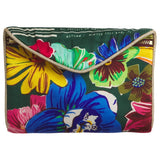 Sage x Clare | Ines Silk Pouch - Verdant