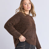 Foxwood | Flint Knit Crew - Coffee