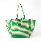 Stella + Gemma | Shopper Bag - Mint & White Stripe