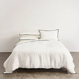 Hommey | Linen Quilt Cover - Meringue