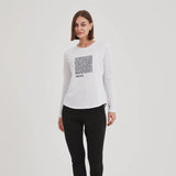 Tirelli | Weekend Art Print L/S T-Shirt - White/Teal