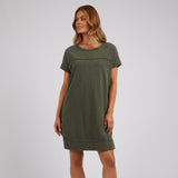 Foxwood | Allison Tee Dress - Khaki