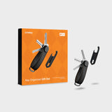 Orbitkey | Key Organiser Crazy Horse + Multi-Tool v2 Set - Black
