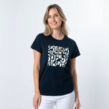 Stella + Gemma | Geo T-Shirt - Navy