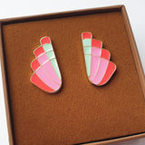 Middle Child | Opera Studs - Red