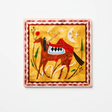 Fable Horseback - Pink Square