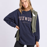 Foxwood | Interval Long Sleeve - Navy/Brown