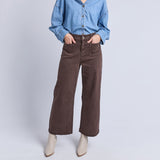 Elm | Delphi Front Pocket Jean - Chocolate