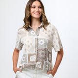 Stella + Gemma | Heidi Blouse - Tuscan Tile