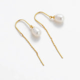 Zafino | Talia Thread Earring - Gold